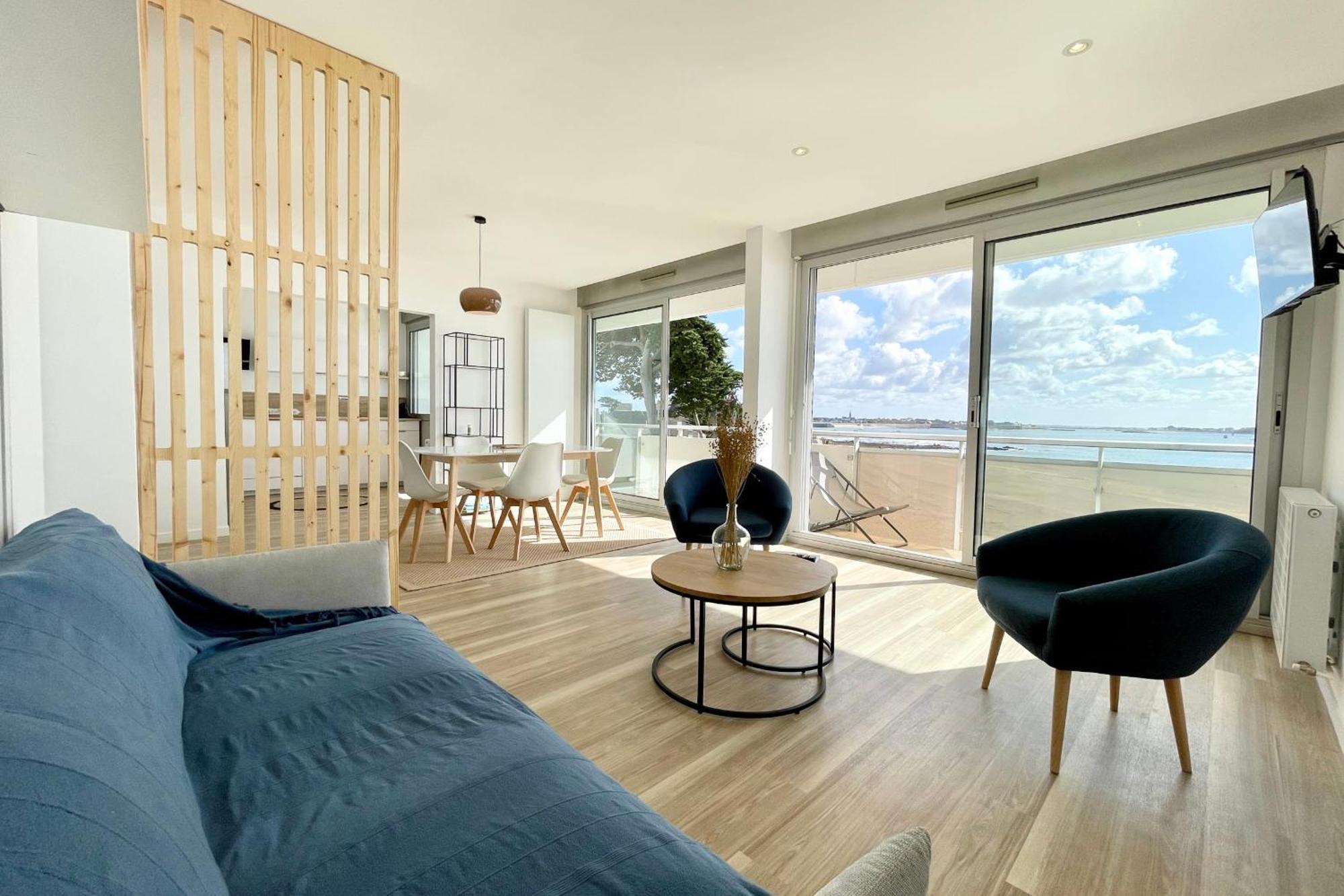 Lovely T1 D Architecte De Standing Vue Mer 360 Larmor-Plage Exterior foto